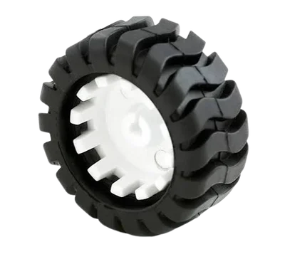 43mm Rubber Wheel Tyre for N20 Gear Motor