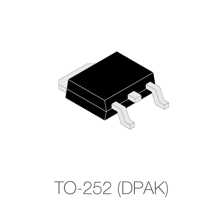 MJD122 SMD TIP122 TO-252-2 - Image 1