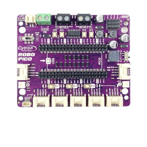 Cytron Robo Pico Robotics Controller Board for Raspberry Pi Pico / Pico W / Pico 2 - Image 1